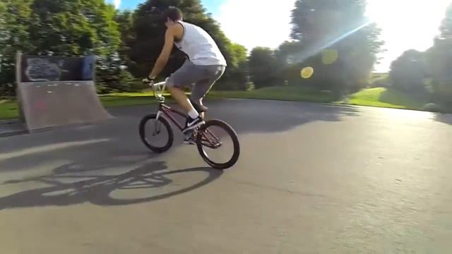 How To Fakie BMX Как сделать фэйки на BMX, MTB Школа BMX Online