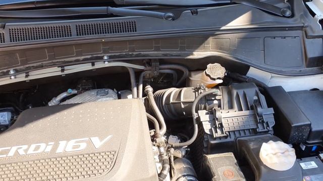 Дополнительный фильтр на Hyundai SantaFe 2 2 CRDi смотреть онлайн