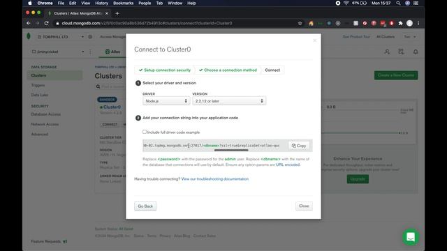 Connect localhost Meteor JS to remote MongoDB Atlas (2020 tutorial) смотреть онлайн