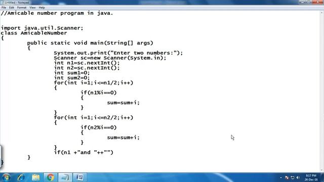 Amicable number program in java смотреть онлайн