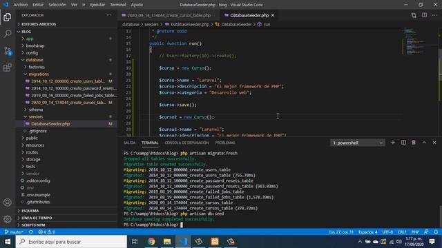 12 - Seeders en Laravel ¿Qué son y para que sirven? - Curso Laravel 10 desde cero. смотреть онлайн
