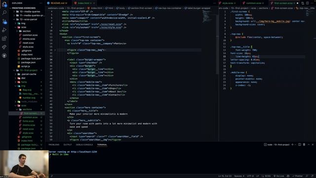 проект лендінг сторінки - 1 | html, scss, parcel, media queries (укр) смотреть онлайн