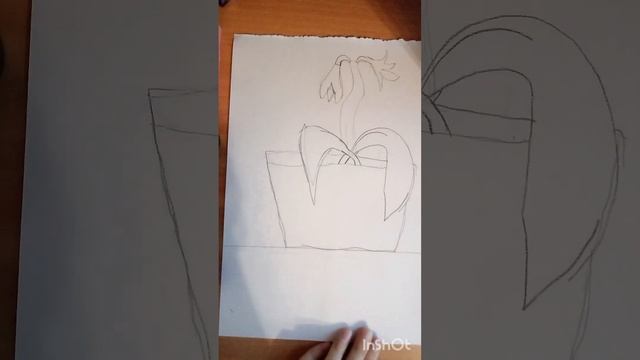 Я нарисовал красивый цветок. смотреть онлайн