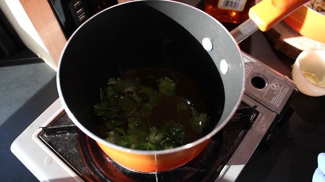 Honey Ginger Glazed Chicken With Cilantro