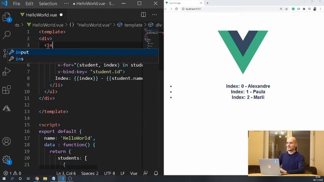 Série: Vue JS #3 - Utilizando loops e iterações смотреть онлайн