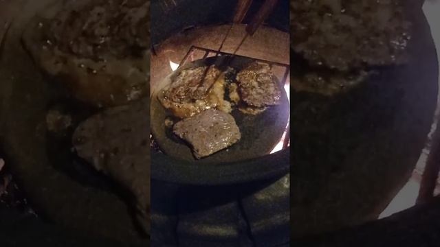 Универсальная печь-мангал для казана! Жарим мясо на камне от тандыра! Вкусно, интересно, необычно!!