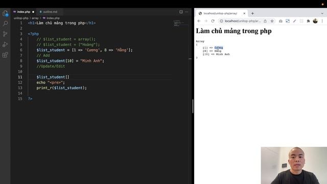 Làm chủ mảng php trong 28 phút cùng unitop.vn смотреть онлайн