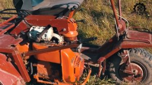 Трехколесный мотоблок из СССР. МТЗ-12 обзор и тест драйв