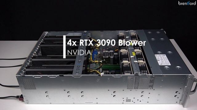 brentford GPU Server mit 4 x Nvidia RTX 3090 Grafikkarte смотреть онлайн