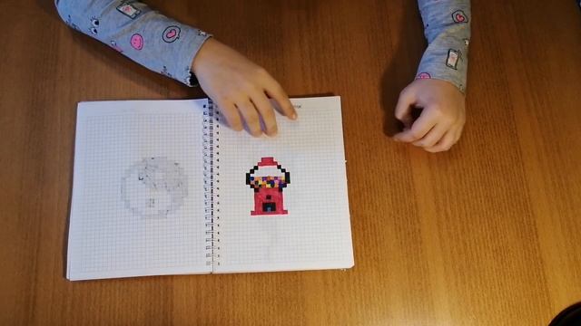 Мои рисунки по клеточкам в тетради. Лёгкие рисунки для срисовки смотреть онлайн