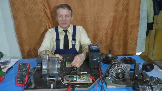 Как сделать мощный мотор из авто генератора #generator motor #发电马达 смотреть онлайн