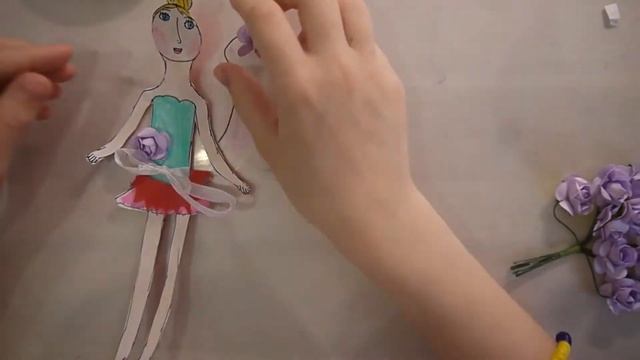 2 часть мастер-класса бумажная кукла балерина смотреть онлайн