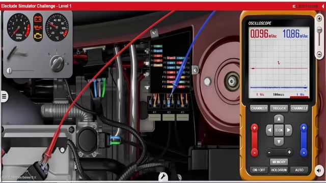 Обучение диагностики при помощи simulator Electude смотреть онлайн