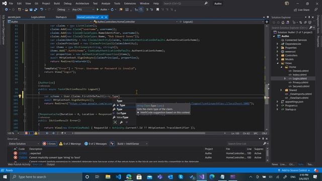 ASP.NET Core 5.0 - Authentication Part 3 IDaaS (Okta) & Multiple Login Providers смотреть онлайн