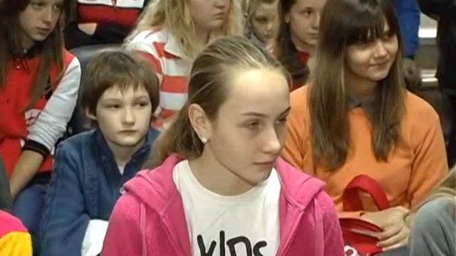 Встреча Александры Герасимени с учащимися УСУ ГДЮСШ смотреть онлайн