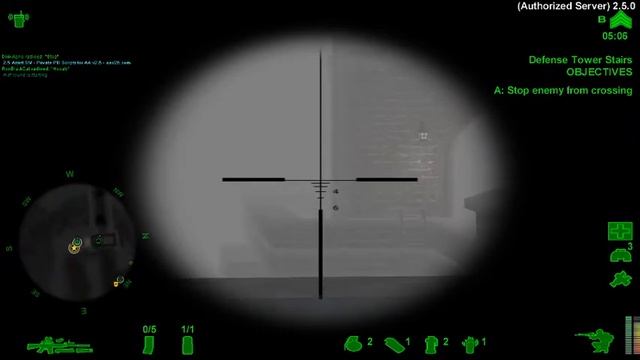 Americas Army AAO 2.5 Assist Gameplay - Bridge Crossing смотреть онлайн