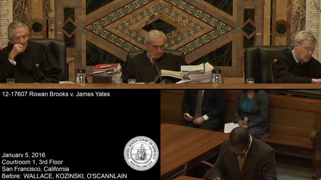12-17607 Rowan Brooks v. James Yates смотреть онлайн