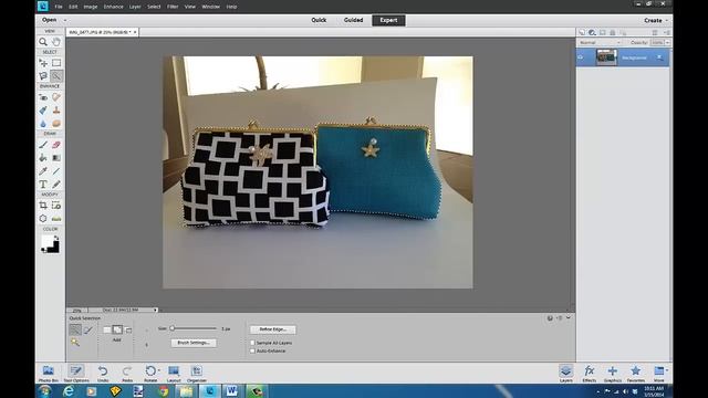 Quickly get image cut out on white background Photoshop Elements смотреть онлайн