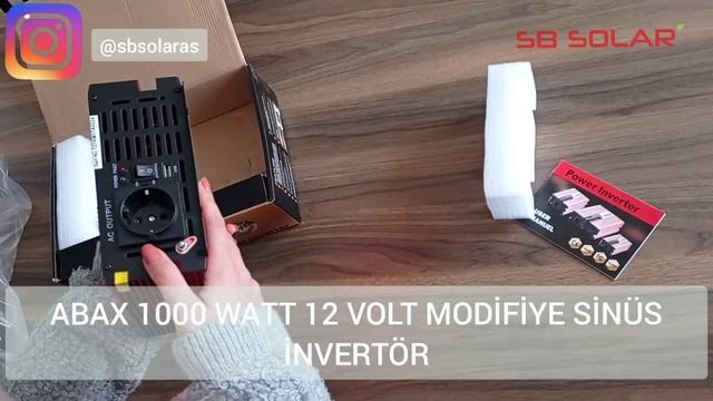 ABAX 1000 Watt 12 VOLT MODİFİYE SİNÜS İNVERTÖR GENEL BAKIŞ смотреть онлайн