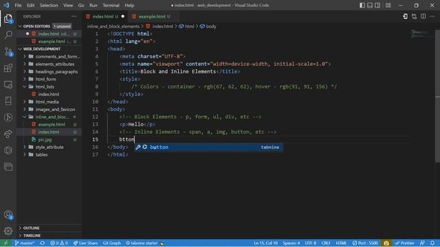HTML, CSS & Javascript Course for Beginners in Nepali #12 - Block and Inline Elements смотреть онлайн