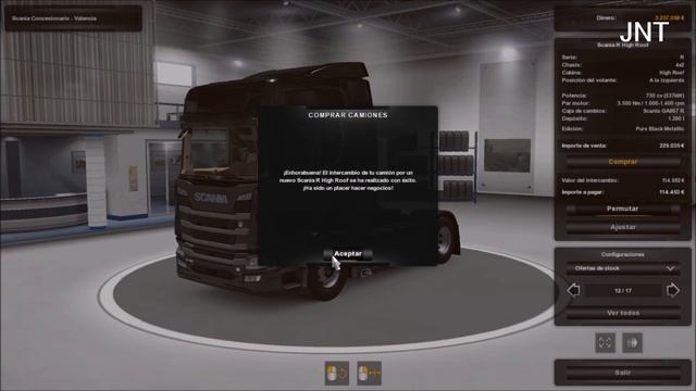 [ETS2 v1.36] Scania S&R CMI Brown & Beige Interior смотреть онлайн