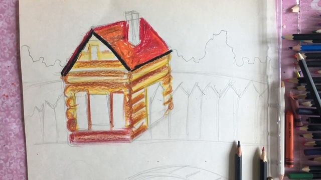 ИЗО. Рисуем карандашами «Сельский пейзаж» (Юшкевич Ю. В.) смотреть онлайн