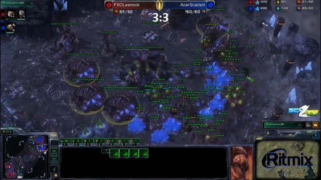 FXOLeenock vs Acer.Scarlett Game 6: Ritmix RSL Grand Finale - [Starcraft II] смотреть онлайн