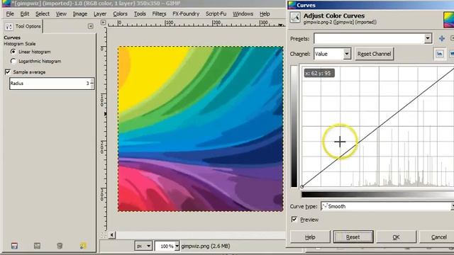 GIMP Tutorial 64 Curves Tool смотреть онлайн