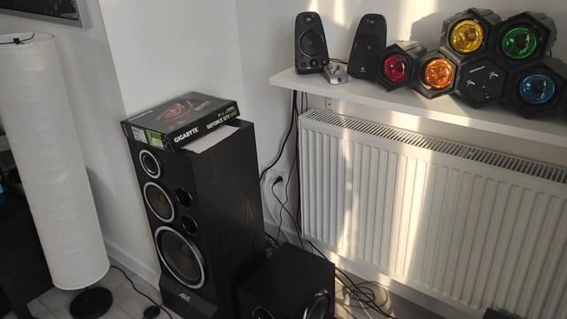 Altus 200 + Pioneer S-H509V + Philips SW 986 + Logitech z2300 z623 Kick Bass Test смотреть онлайн