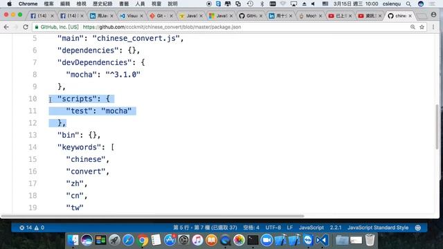 mocha 測試 在 npm package.json смотреть онлайн