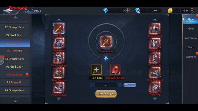 Armored God - Synthesized P3 Red Gear [Oracle Blade] смотреть онлайн