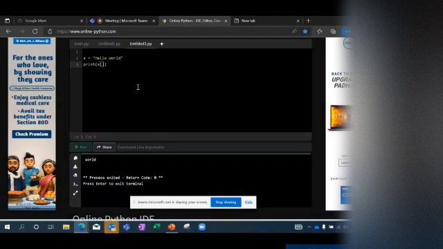 PYTHON STRING | PYTHON FOR BEGINNERS | #python #pythonforbeginners #viral #pythonprogramming смотреть онлайн