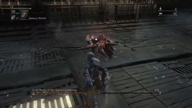 Bloodborne: Lady Maria (NG+3, boom + evelyn, no heal items, no cheap shots, madaras whistle finish) смотреть онлайн