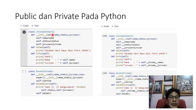 Konsep Public, Protected, dan Private pada Python смотреть онлайн