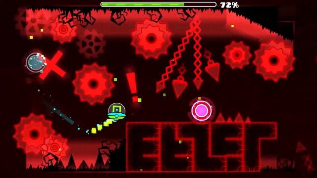 МОЙ ПЕРВЫЙ ЭКСТРИМ ДЕМОН В GEOMETRY DASH смотреть онлайн