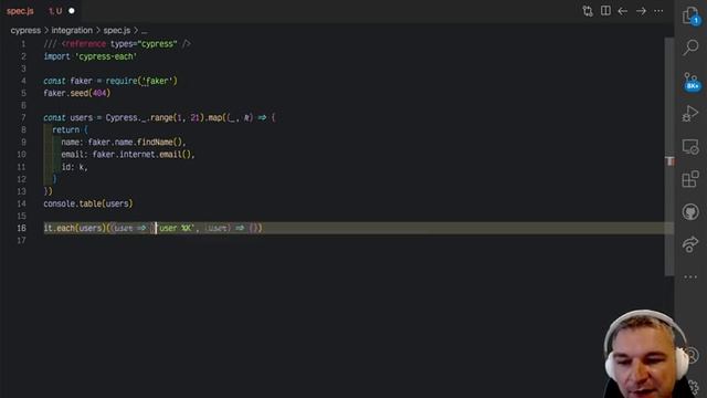 Random Data And Selective Testing Using Faker And Cypress-Each Plugin смотреть онлайн