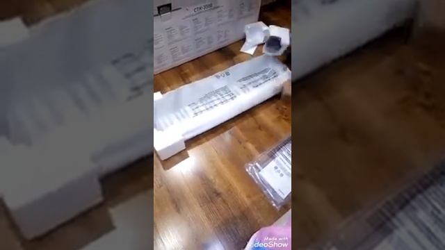 Синтезатор Casio CTK-350 розпаковка смотреть онлайн