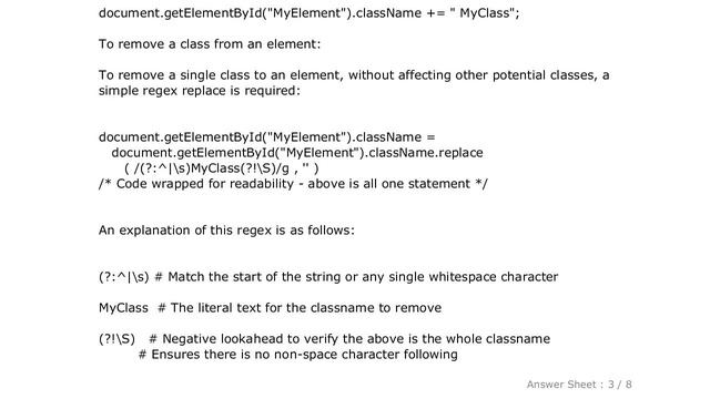 JavaScript : How can I change an element's class with JavaScript? смотреть онлайн