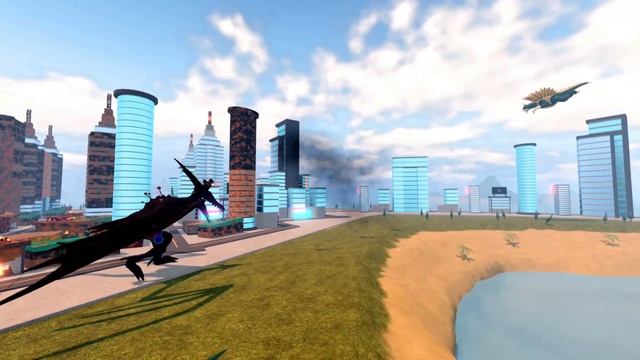 Voodon and JuJu Vs Gigan - Roblox Kaiju Universe смотреть онлайн