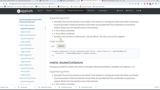 Appium Tutorial 13: How to handle Long Press mobile Gesture in Appium смотреть онлайн