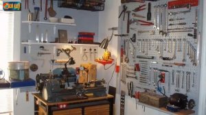 Обустройство гаража красиво и практично.