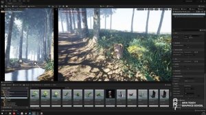 Как создать лес в Unreal Engine 5 | Освещение, ландшафт, растительность | Экстерьер в Unreal Engine
