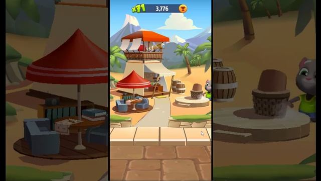 Мой говорящий Том - Gold run - All Worlds Open Talking Tom games все локации смотреть онлайн