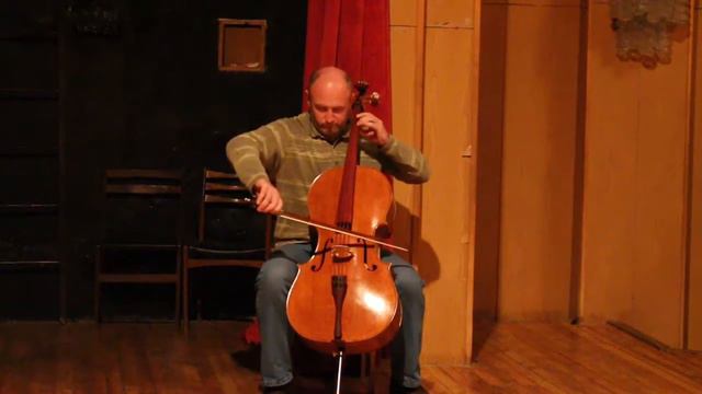 Gaspar Cassado, Suite for solo cello, Preludio-Fantasia, arr. from the player in video смотреть онлайн