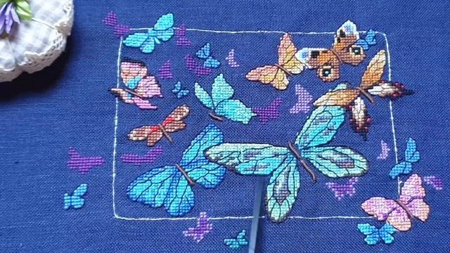 289 Готовая работа Exotic Butterflies?Dimensions. смотреть онлайн