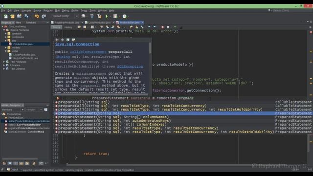 CRUD Java Swing | Crear método DAO editar смотреть онлайн