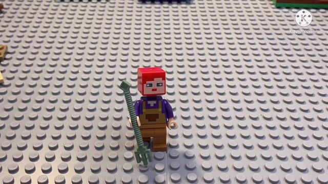 Lego Minecraft , skeleton chase , stop motion video смотреть онлайн