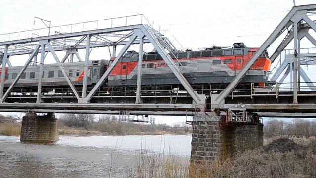 ЧС4Т-400 с поездом 069Я. Лянгасово - Стрижи. ГОР. смотреть онлайн