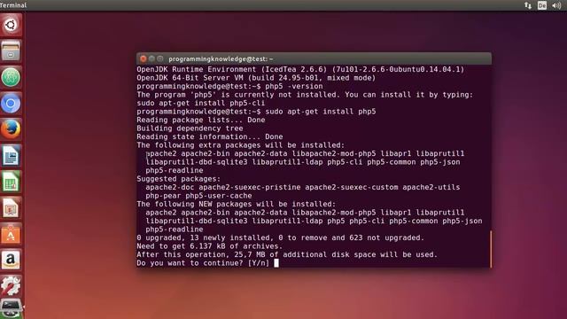 Linux Command Line Tutorial For Beginners 34 - apt-get command to Install Software смотреть онлайн