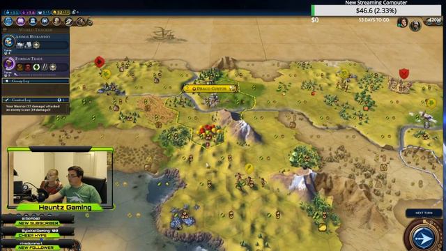 Civilization VI | HotSeat Multiplayer | (FT. EliBombEli "The Wife") | Part 1 смотреть онлайн
